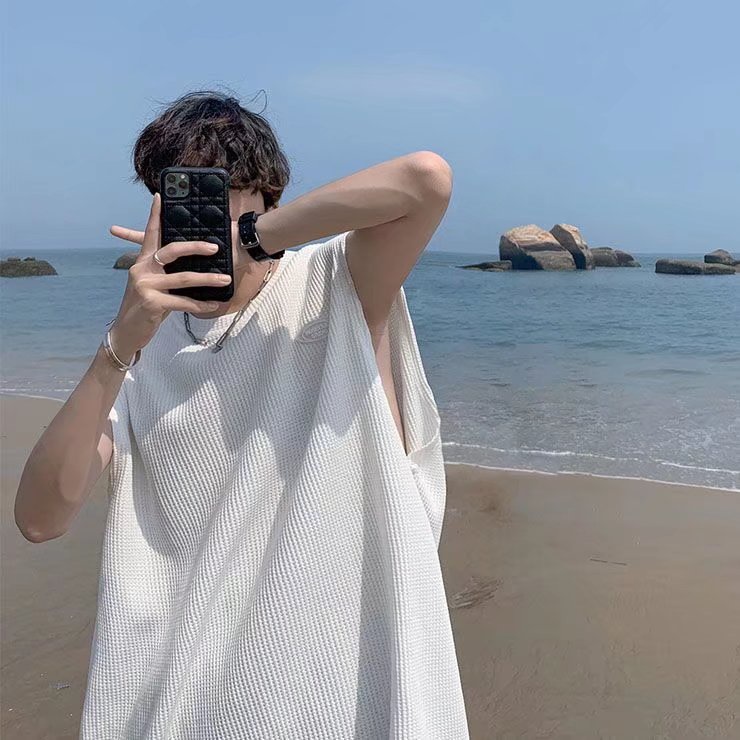 Áo Thun Thể Thao Sát Nách Form Rộng Thời Trang Mùa Hè Cho Nam