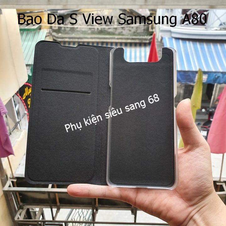 Samsung A80| Bao Da S View Samsung A80 - Hàng chuẩn