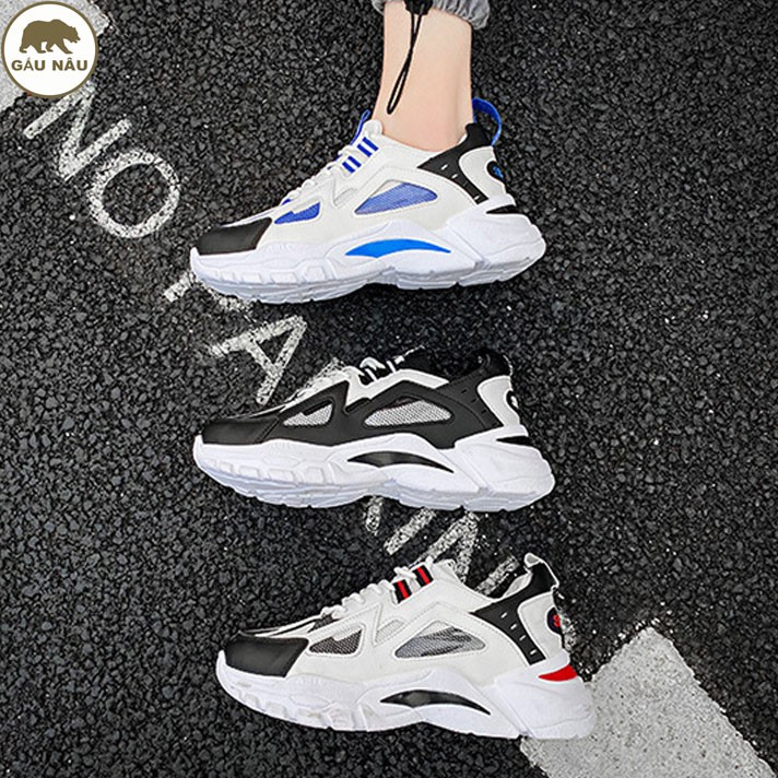 Giày sneaker GN554 [ Nhập MANDFS01 giảm 10% ] đế độn thời trang Gấu Nâu chuyên giày nam