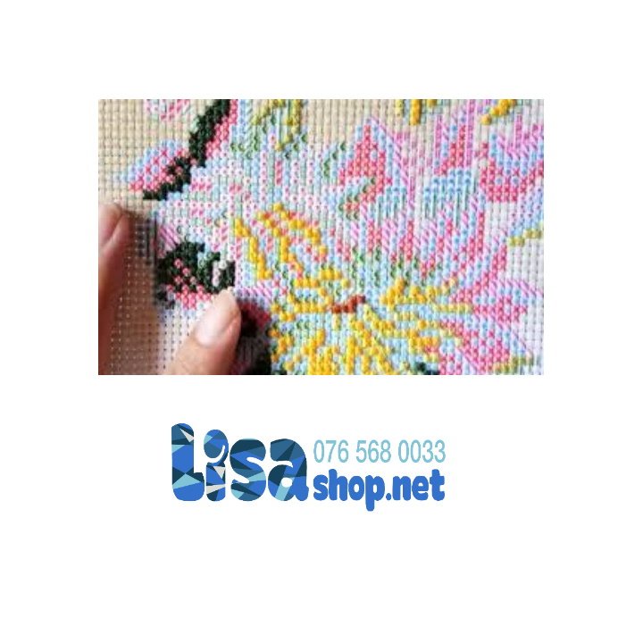 Tranh thêu chữ thập PHẬT TỔ 100x55cm chưa thêu dv6323