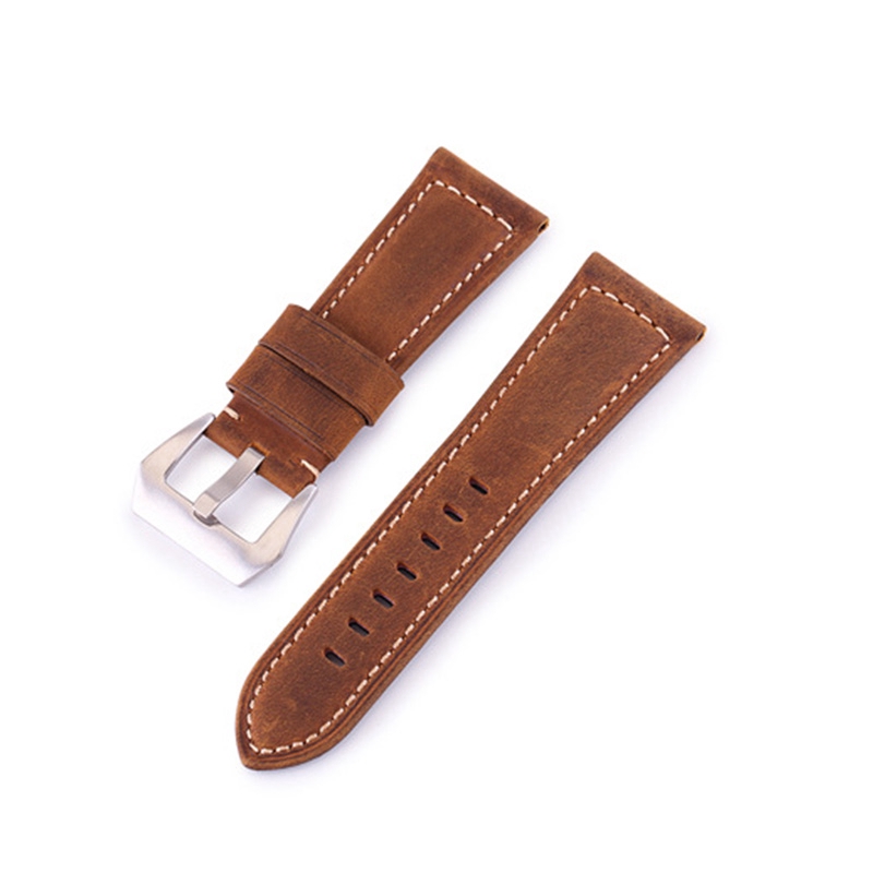 Watchbands 20mm 22mm 24mm 26mm High-end retro Calf Leather Watch band Watch Strap with Genuine Leather Straps