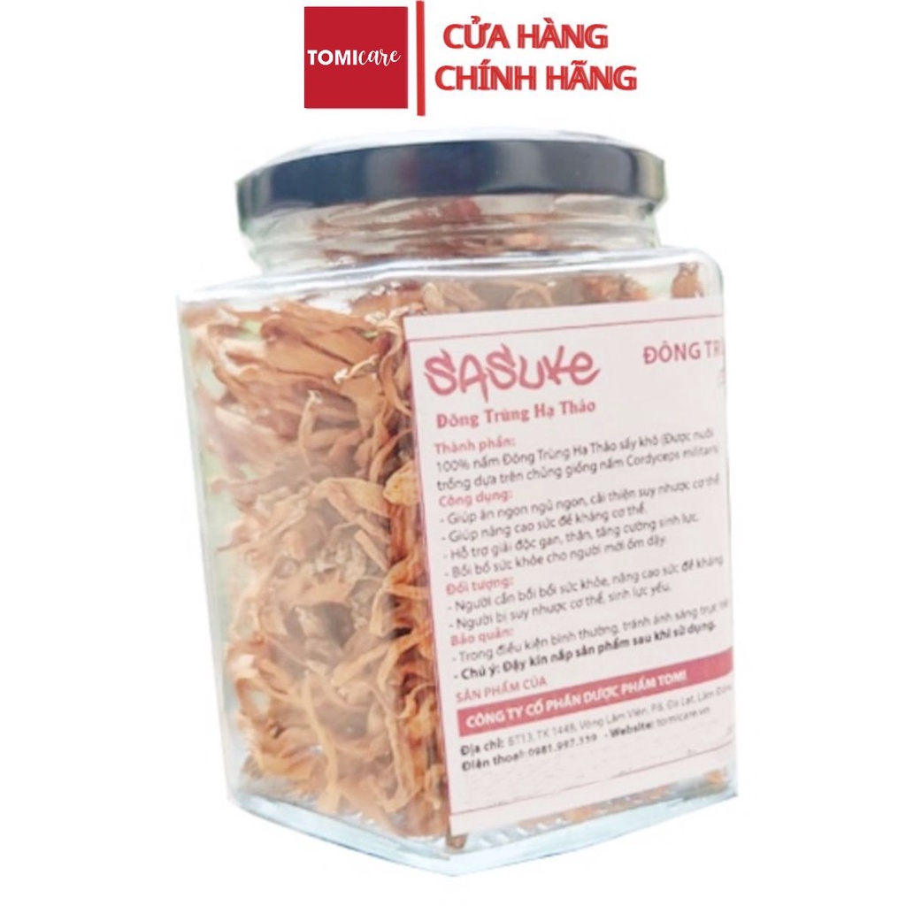 Đông trùng hạ thảo 100g sấy nhiệt SASUKE tác dụng tốt cho sức khỏe