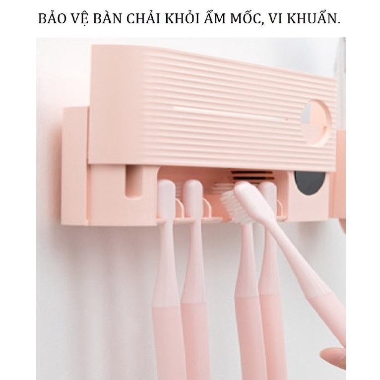 Máy Khử Khuẩn Bàn Chải Đánh Răng Bằng Tia UV Xiaomi Youpin Sothing, Kệ Treo Bàn Chải Đánh Răng Tiện Lợi