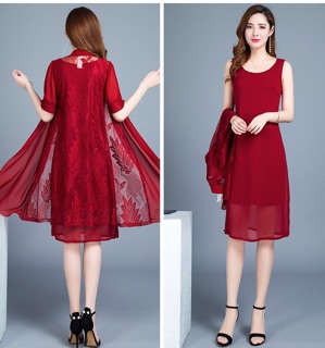 Đầm Kèm áo Khoác Cao Cấp
