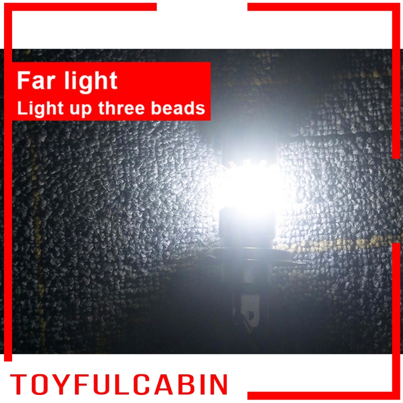 Đèn Pha Led H4 3400lm Siêu Sáng Chuyên Dụng Cho Xe Mô Tô