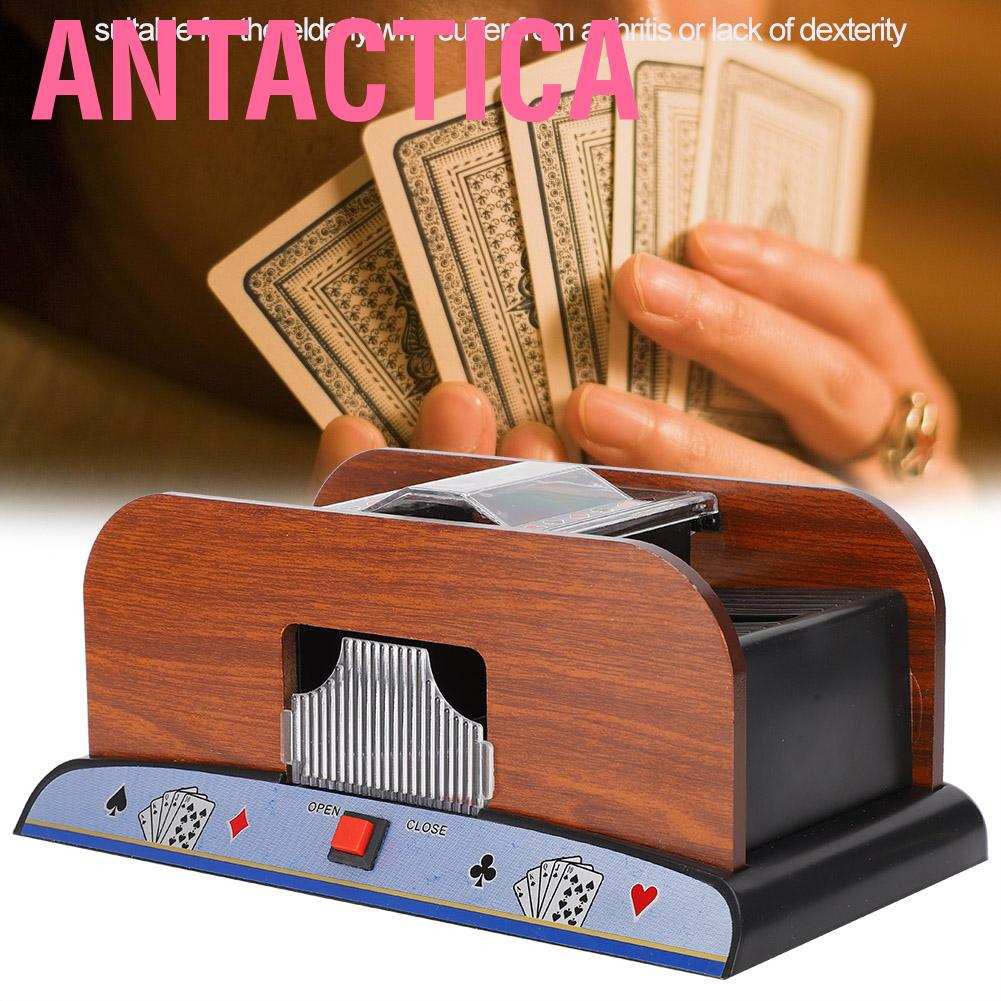 Máy xào bài Poker tự động chạy pin