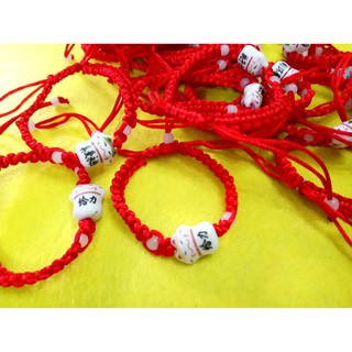 combo 2 vòng đỏ đeo tay đẹp,mặt mèo sứ , hàng đẹp như hình. . dành cho nữ,nam đeo hàng ngày, đi chơi,..
