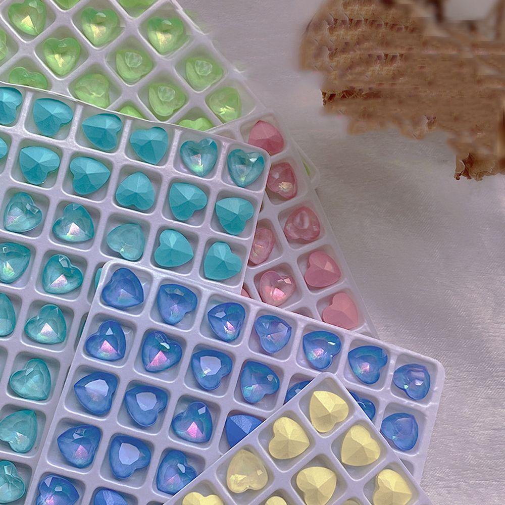 Phụ Kiện Trang Trí Móng Tay Hình Bản Đồ Đại Dương|Bộ 10 Đế Vuông Lấp Lánh Dùng Làm Đồ Thủ Công DIY|Hạt Charms Đính Móng Tay