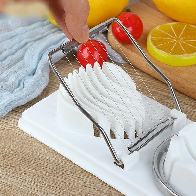 Dụng Cụ Cắt Trứng Chín Hoặc Trái Cây Đa Năng 2 Trong 1 Tiện Dụng