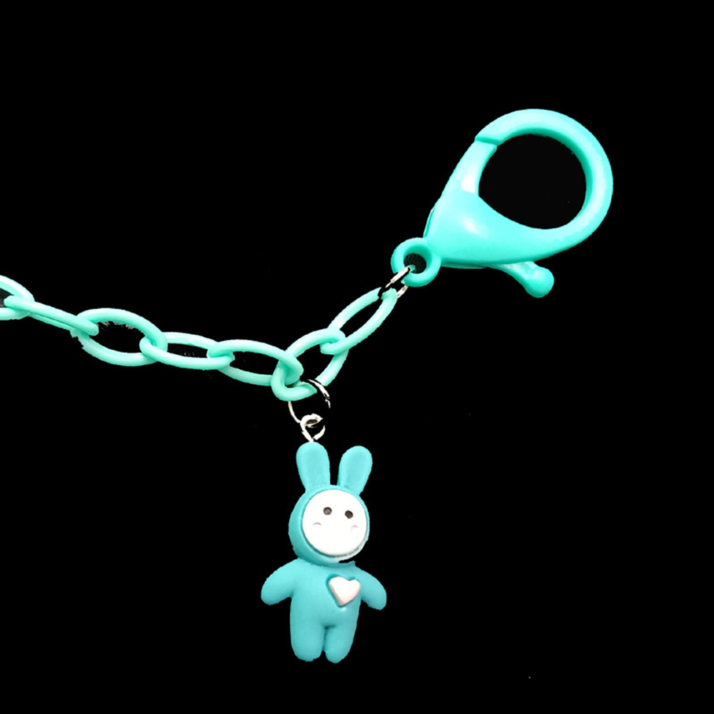 Dây đeo mắt kính bằng acrylic hình thỏ hoạt họa nhiều màu chống trượt và bảo vệ hiệu quả