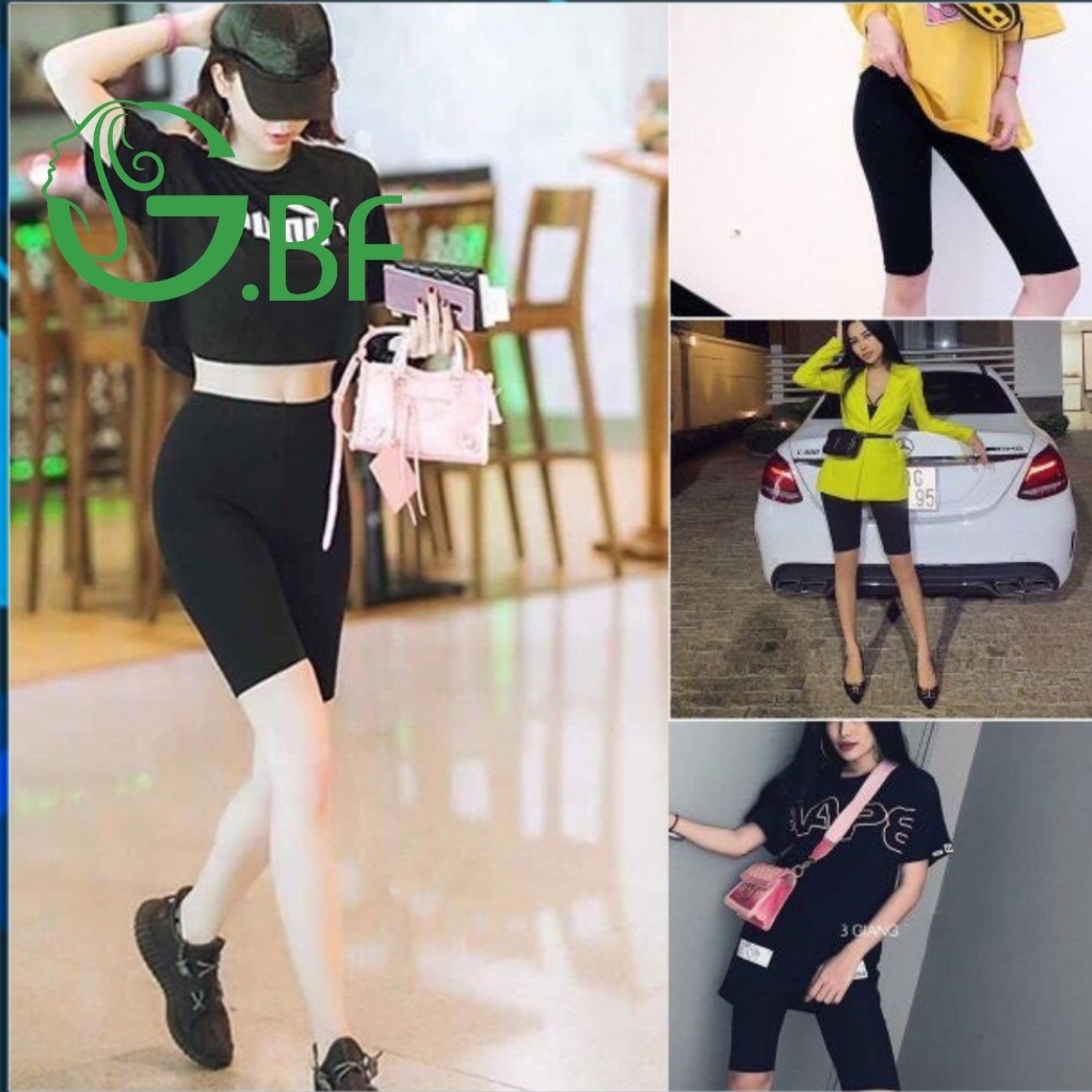 Quần Legging Lửng Nữ - Quần Legging Lửng Thái - Mềm Mịn