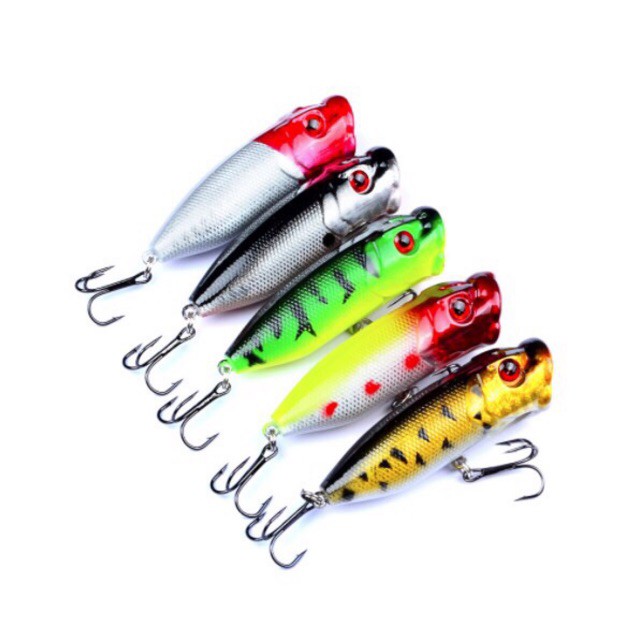 Mồi Poper 5 màu(Rẻ vô địch!!!) đồ câu FISHING_HD