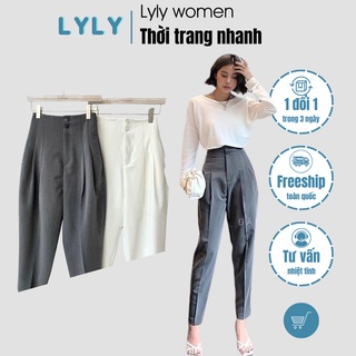 Quần baggy cạp liền 2 cúc siu tôn dáng