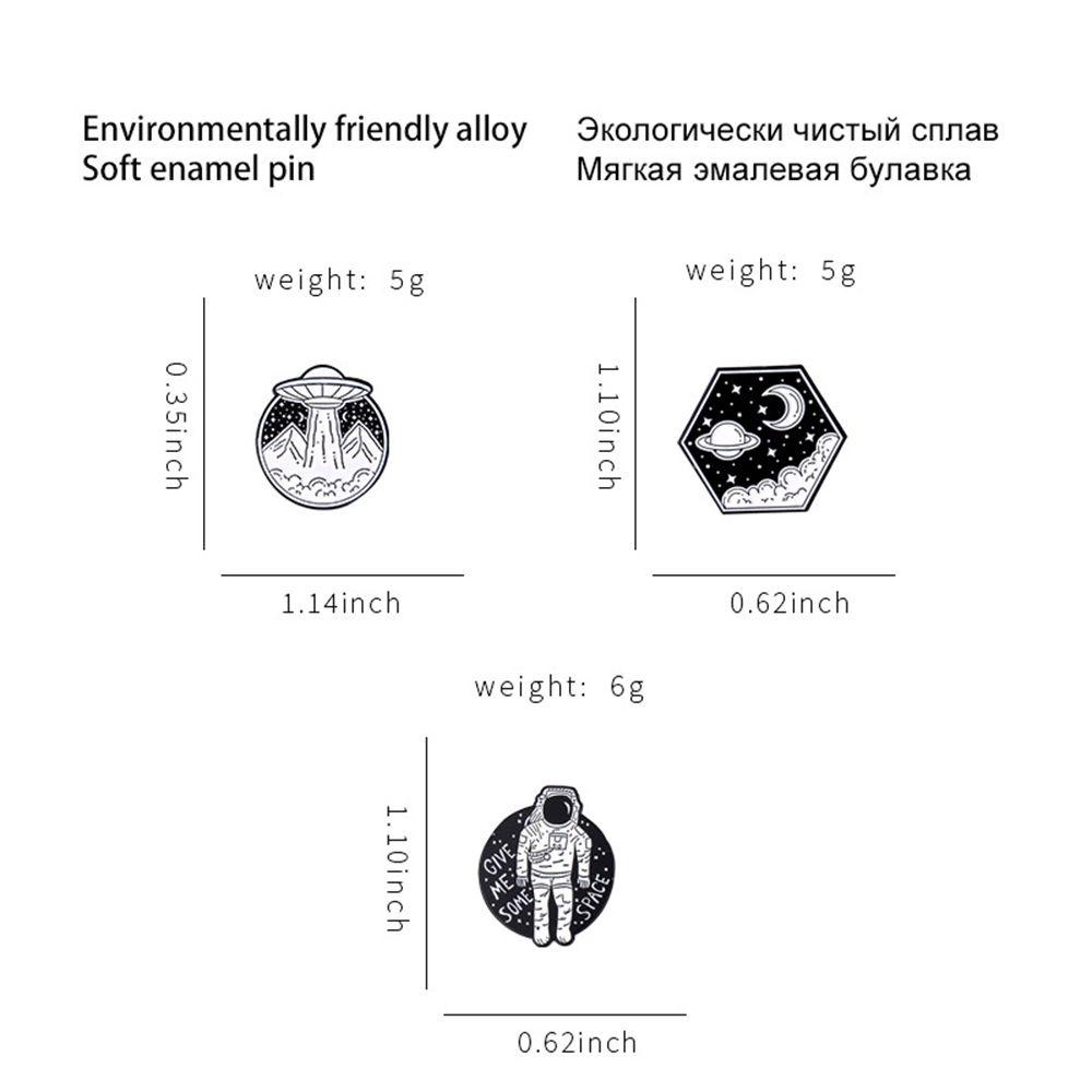 Ghim Cài Áo Hình Phi Hành Gia / Tàu Vũ Trụ Dễ Thương