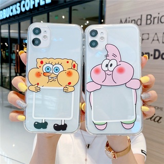 Ốp lưng hình spongebob patrick cho iPhone XR 11 12 PRO MAX MINI 7P 8P XS MAX