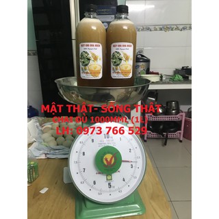 Mật ong nhãn 100% Nguyên Chất (chai 1 lit)@mật ong hoa nhãn