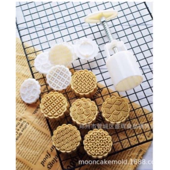 Khuôn trung thu 50g 6 mặt mây