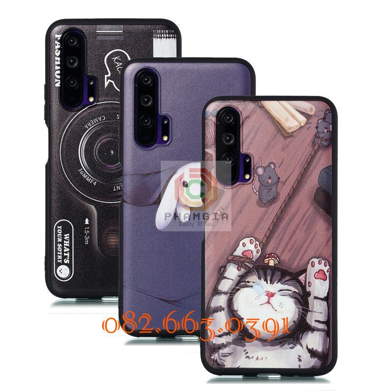 Ốp lưng Honor 20 pro dẻo in hình hoa siêu đẹp