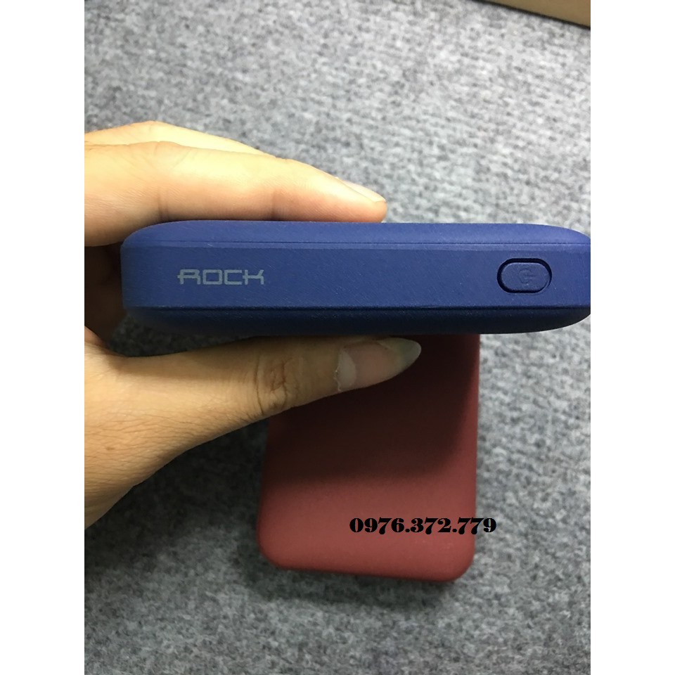 Pin sạc dự phòng Rock P51 Mini Power 10000 mAH siêu đẹp - BH 12 tháng