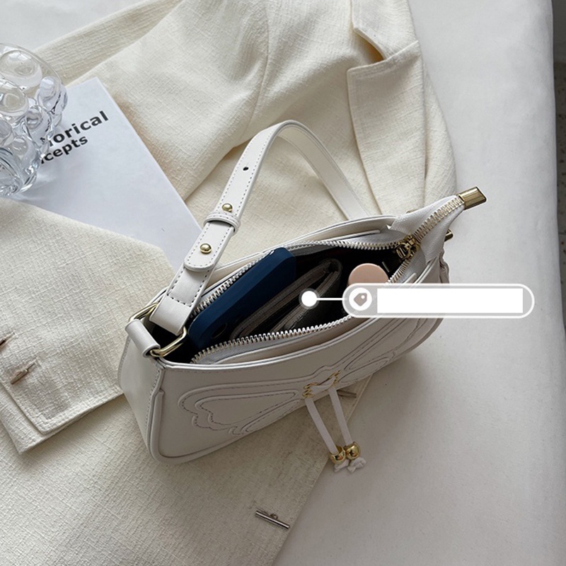 IELGY Túi Đeo Chéo In Họa Tiết Bươm Bướm Thời Trang Cho Nữ