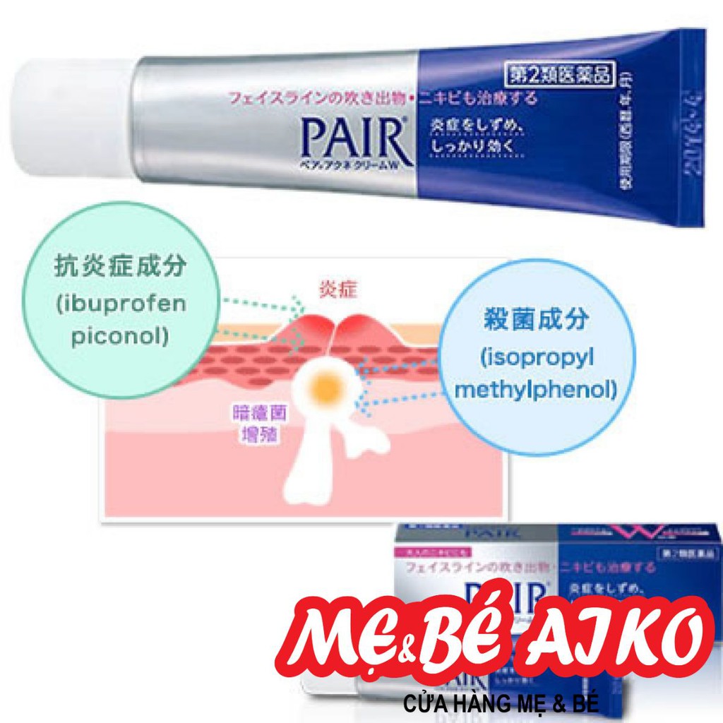 Kem Pair Acne Care Cream 24g, Hỗ trợ giảm MỤN SỐ 1 NHẬT BẢN