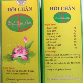 Bột hôi chân Dạ Thảo Liên