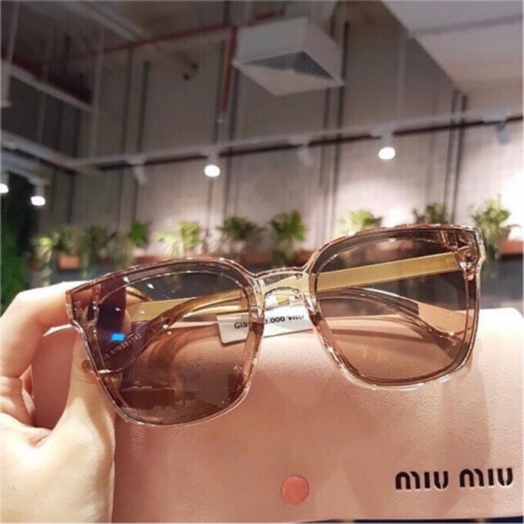 [Mã SKAMSALE06 giảm 10% tối đa 100K đơn 150K] Kính Mát Nữ Thời Trang Gọng V Vàng Màu Nâu Tây N14 - Kính Mắt Nữ Cao Cấp | BigBuy360 - bigbuy360.vn