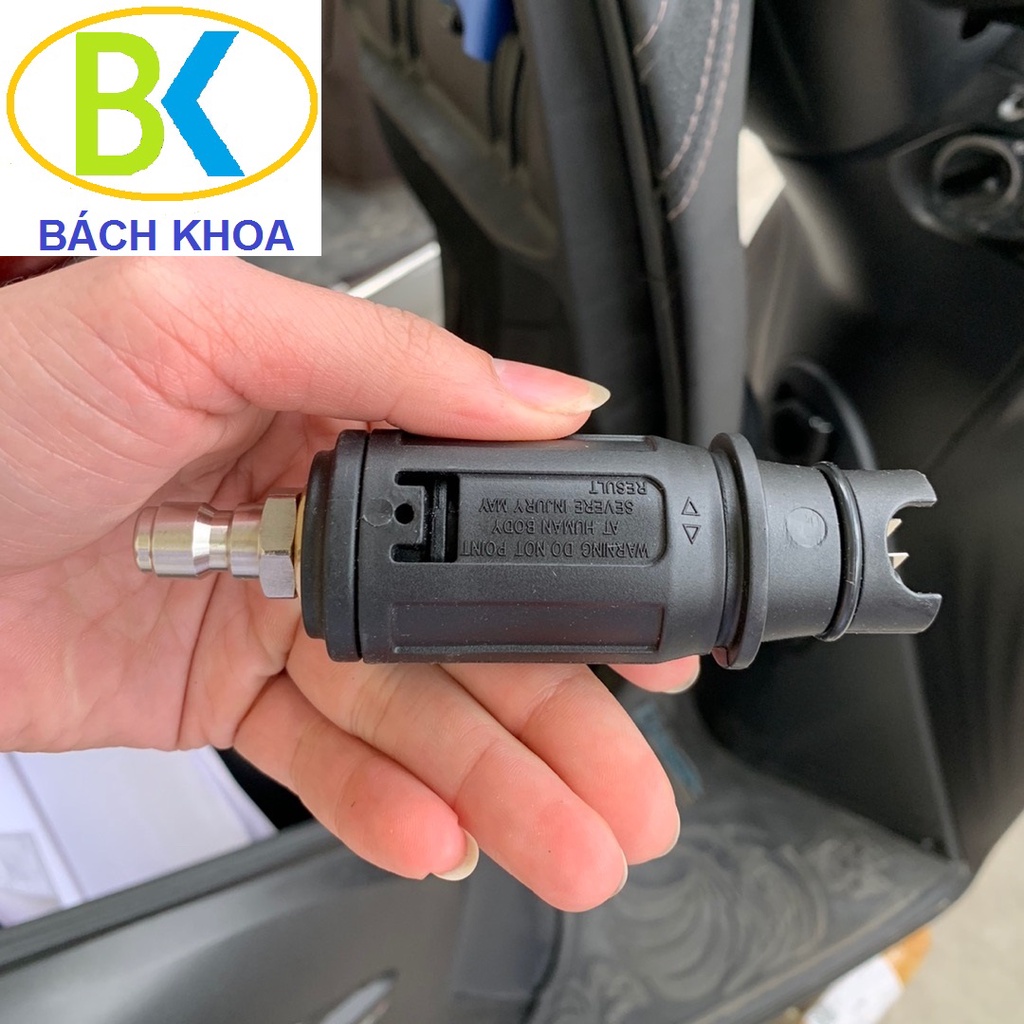 Béc xịt mỏ vịt kèm khớp nối nhanh đực 1/4 inch - 11.5cm