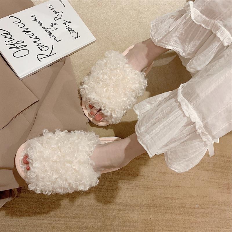 Dép mang trong nhà lông cừu shop sẵn hàng