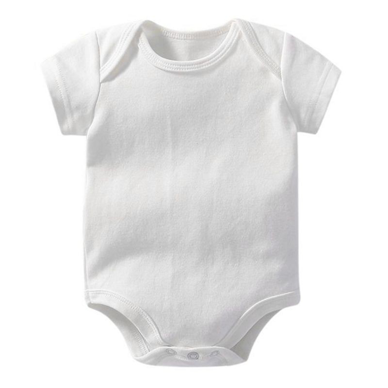 Jumpsuit Tay Ngắn Chất Cotton Cho Trẻ Sơ Sinh (3-24 Tháng)