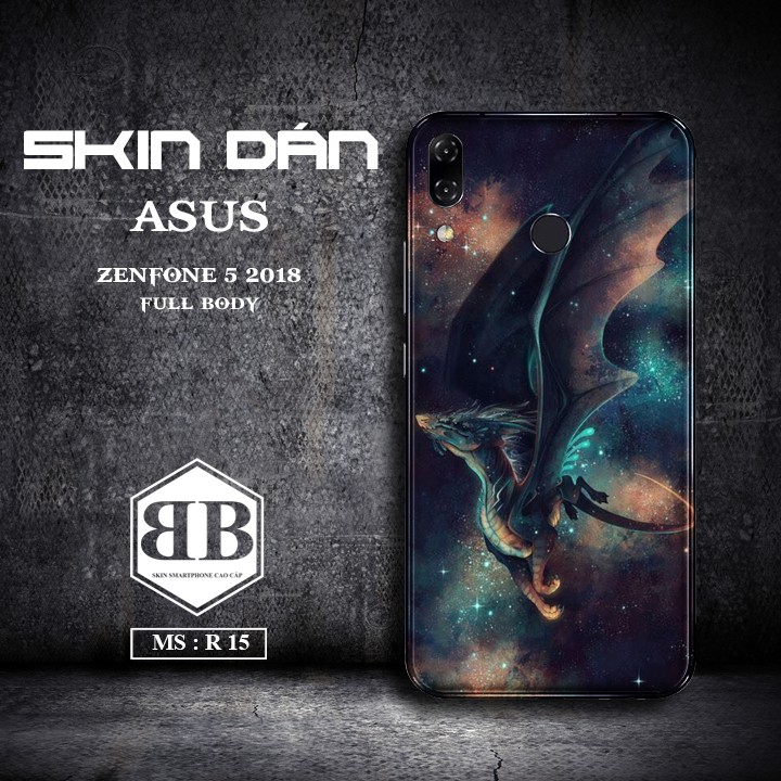 Bộ Skin Dán Asus Zenfone 5 2018 dùng thay ốp lưng điện thoại bao ngầu
