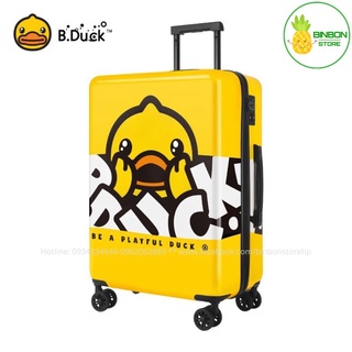 [FREESHIP TOÀN QUỐC] Vali kéo du lịch cho bé, Vali B.Duck chính hãng, Vali vuông phiên bản B Duck Travel 820