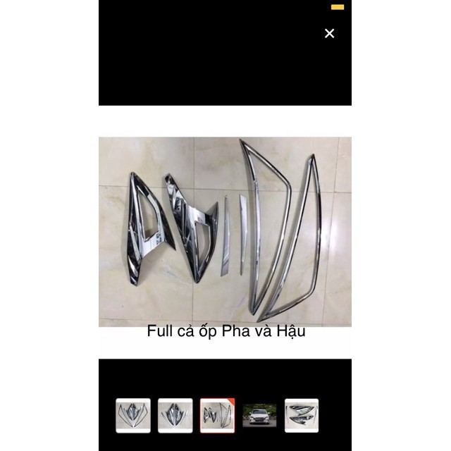 Ốp viền đèn Pha/Hậu xe Hyundai Elantra 2019 - 2020
