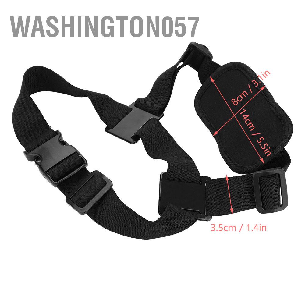 Hàng Hot Bộ điều hợp dây đeo ngực đơn có thể điều chỉnh cho máy ảnh hành động Gopro Hàng giao ngayWashington057