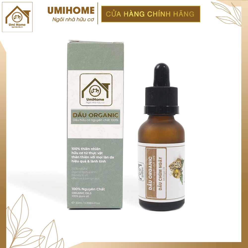 Dầu Chùm Ngây dưỡng da hữu cơ UMIHOMEnguyên chất 30ml