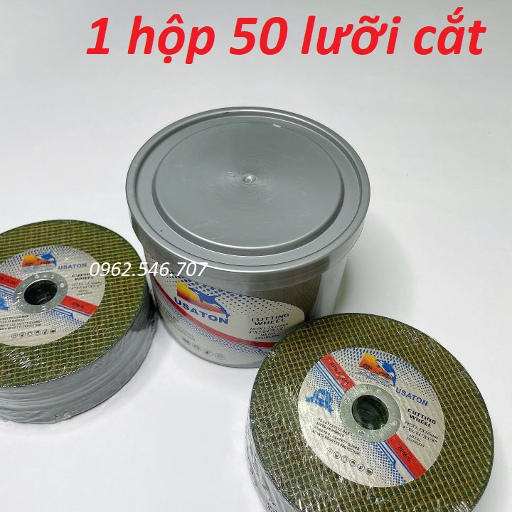 Đá cắt sắt, inox phi 100 hộp 50 viên
