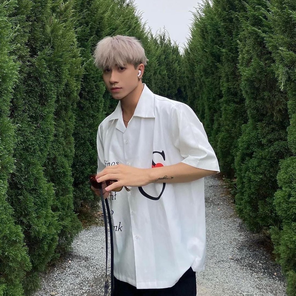 Áo Sơmi Cuban Shirt Sometime Don't Want To Think Kiểu Dáng Unisex Nam Nữ