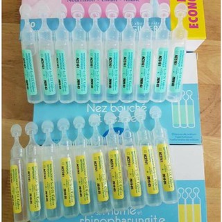 Nước muối kháng viêm Pháp Gifrer (vàng + xanh) 20 ống Hàng Chính Hãng