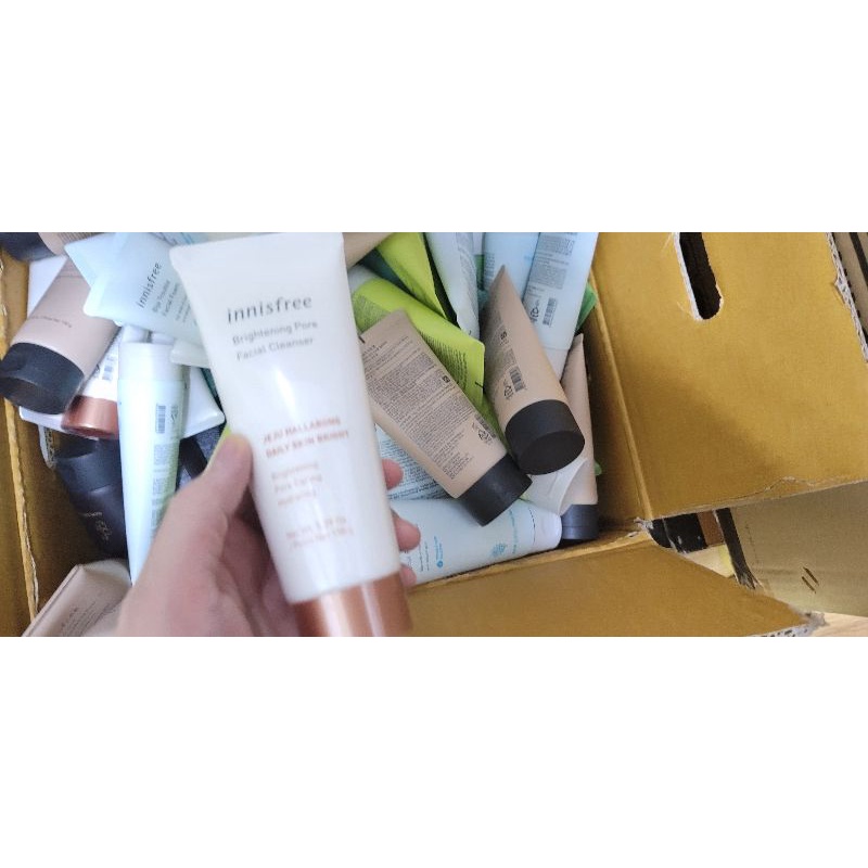 Bộ sưu tập tất cả các loại sữa rửa mặt innisfree cho mọi loại da, da dầu, da khô, da mụn...