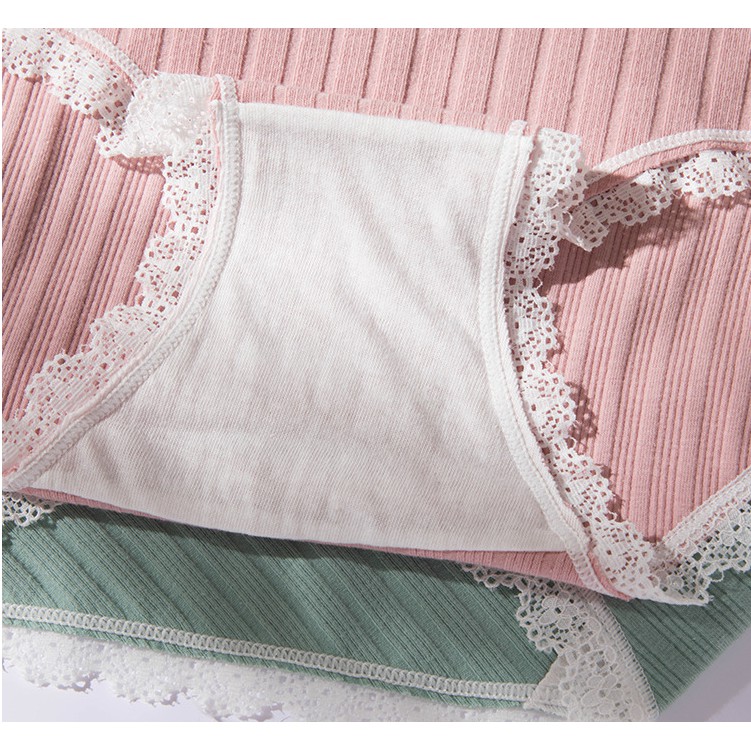 Quần Lót Nữ Cotton mềm mịn kháng khuẩn màu trơn QL01