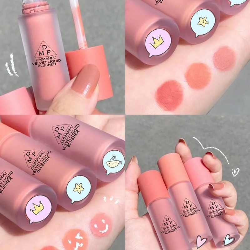 Phấn má hồng dạng kem DMP Daimanpu Velvet Liquid Blusher