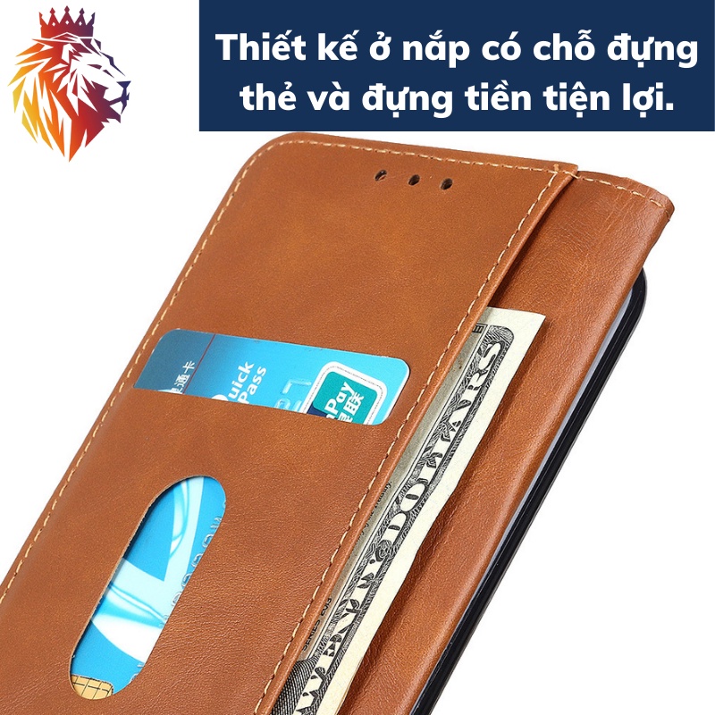 Bao da Iphone 6/6s/6Plus/6s Plus/7/8/SE/7Plus/8Plus/X/Xr/Xs/Xs Max/11/11Pro/11Pro Max có ngăn đựng tiền, thẻ