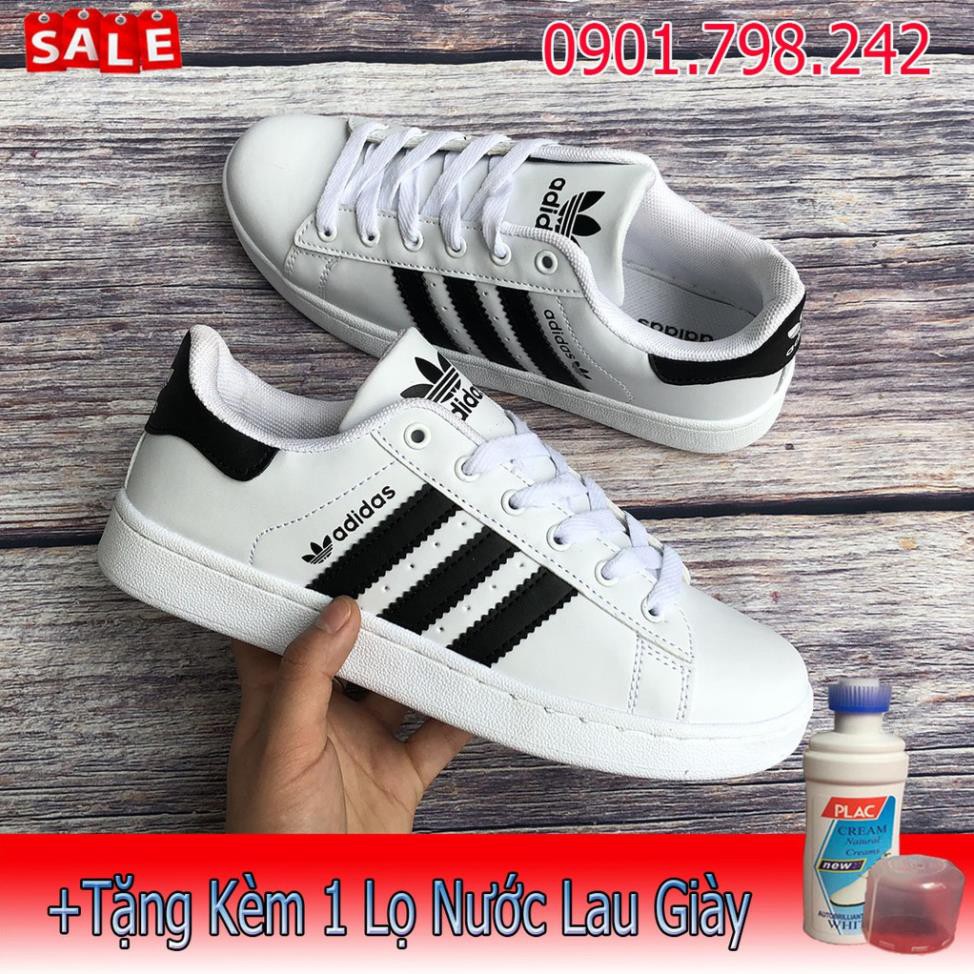 Giày Adidas Trơn Sọc Đen Trắng Gía Rẻ Kèm VIDEO . 2020 Xịn Nhẩt 2021 $ ˇ ^ ༔ : : "