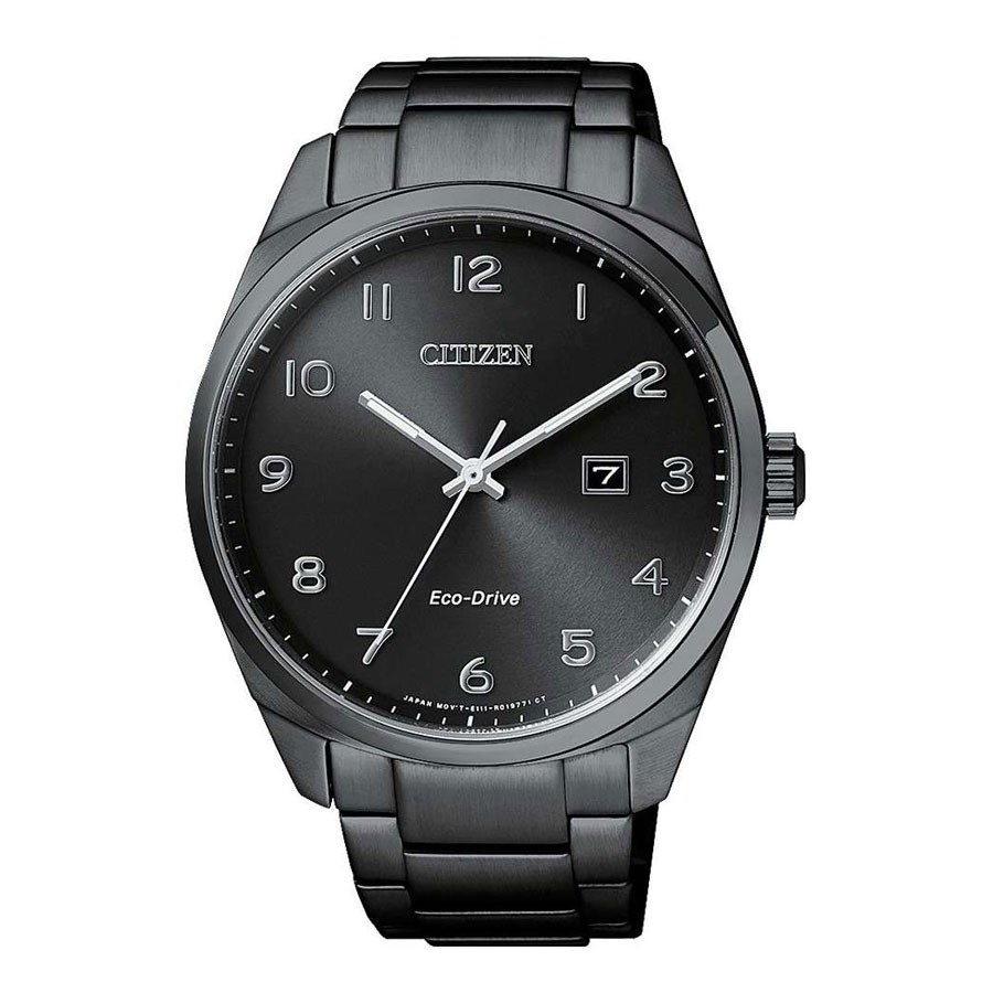 Đồng Hồ Nam Citizen Dây Thép Không Gỉ BM7325-83E - Mặt Đen
