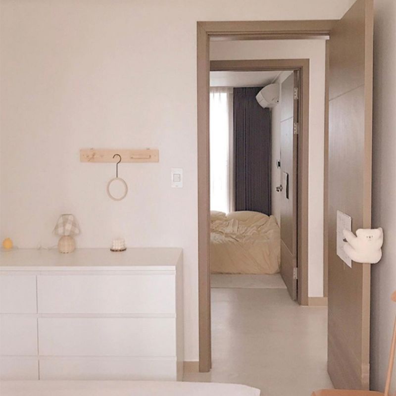 Kẹp Chặn Cửa Hình Gấu / Thỏ Hoạt Hình Dễ Thương Bảo Vệ An Toàn Cho Bé