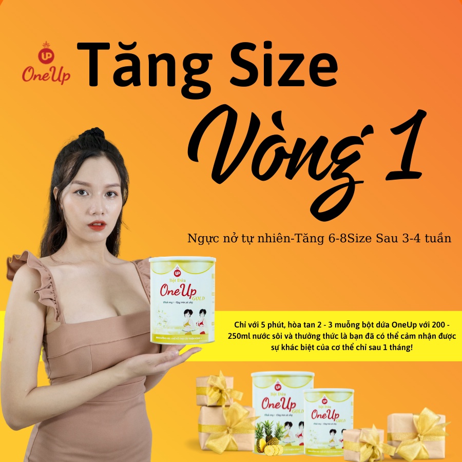 [Hộp 800G] Bột dứa tăng vòng 1 ONEUPGOLD – GIUPS TĂNG SZ V1 hiệu quả, giảm chảy xệ tăng cường nội tiết đẹp da | BigBuy360 - bigbuy360.vn