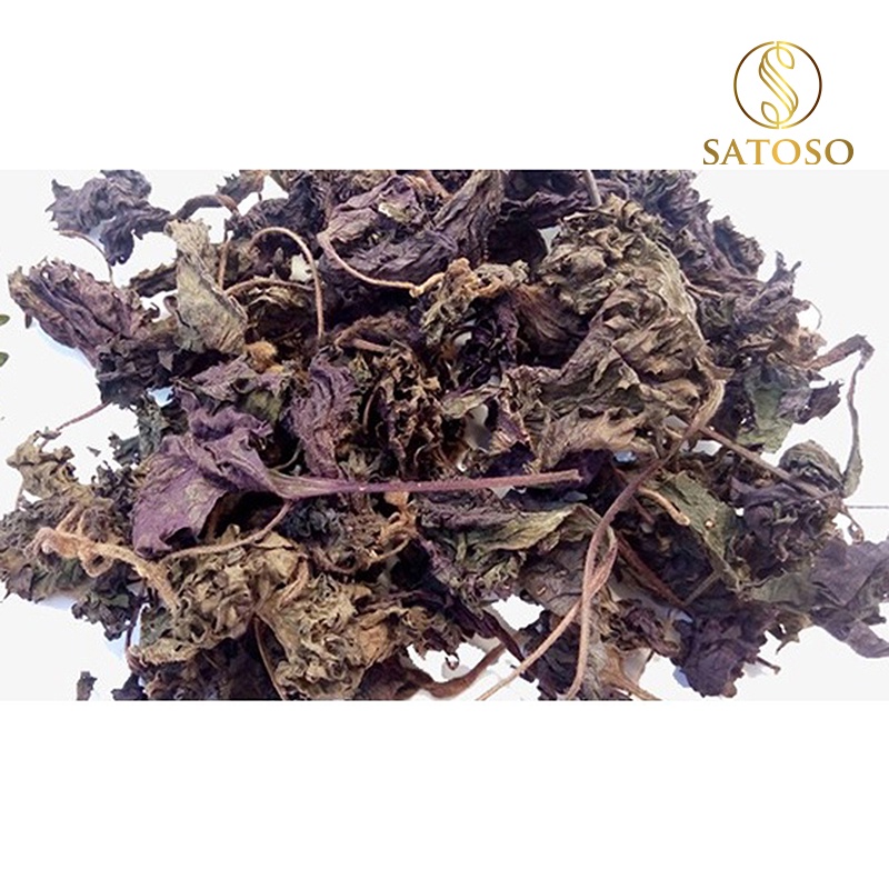 Cây tía tô khô thượng hạng thanh lọc cơ thể SATOSO 1kg SA50