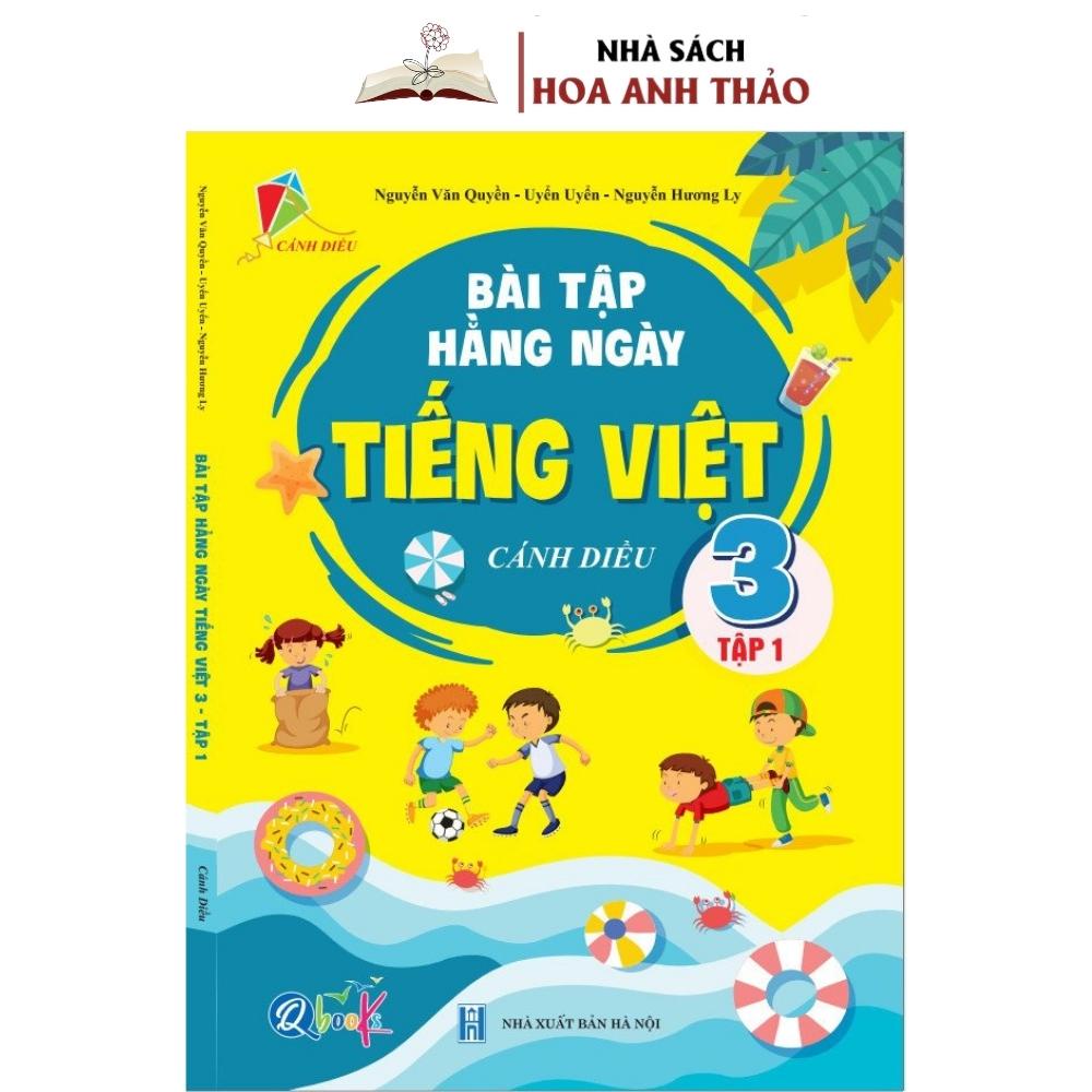 Sách- Combo BÀI TẬP HÀNG NGÀY TOÁN, TIẾNG VIỆT Lớp 3 CÁNH DIỀU KÌ 1