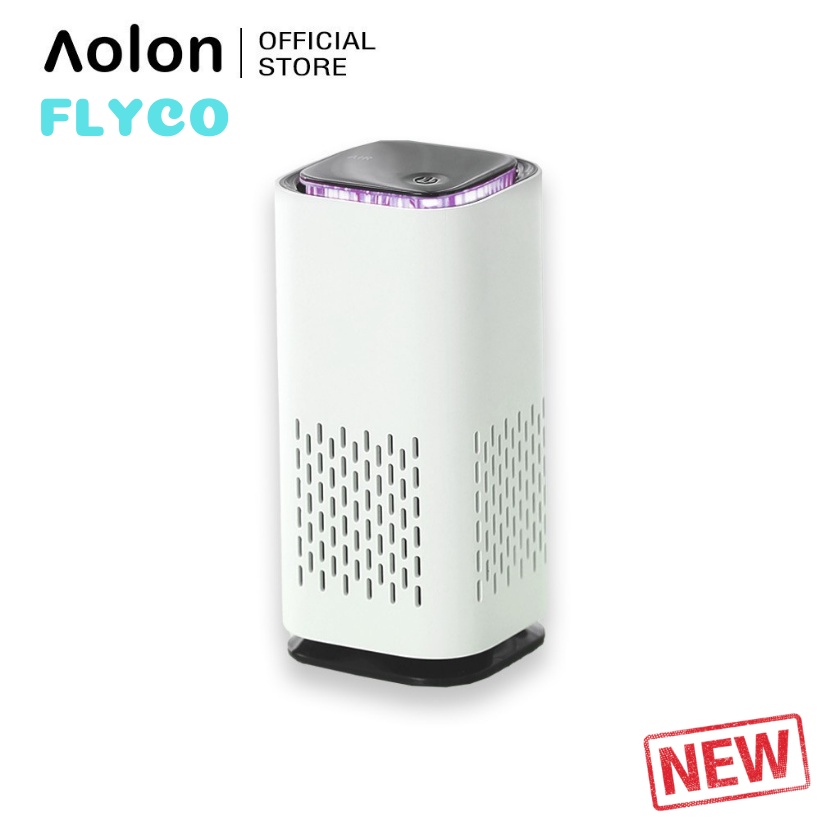 Máy lọc không khí FLYCO PN4 HEPA Aolon để bàn sử dụng tại nhà, xe hơi, oto máy tính để bàn văn phòng, nhà bếp