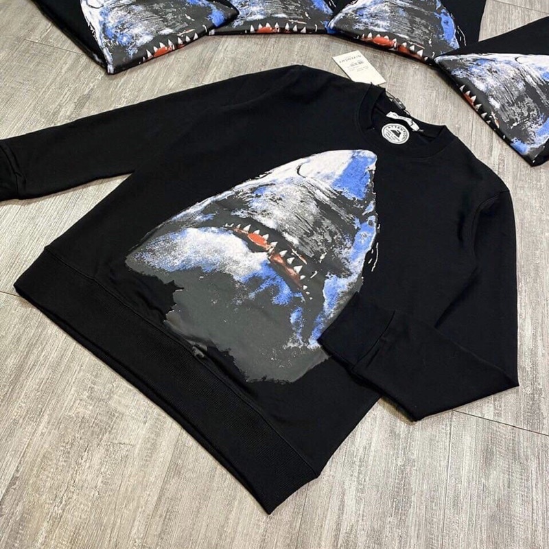 Áo Nỉ Thu Đông GVCA1147 In Hình Cá Mập Siêu Hot - Áo Sweater Dài Tay Chất Nỉ Da Cá Mặc Đôi Nam Nữ - Bee Shop